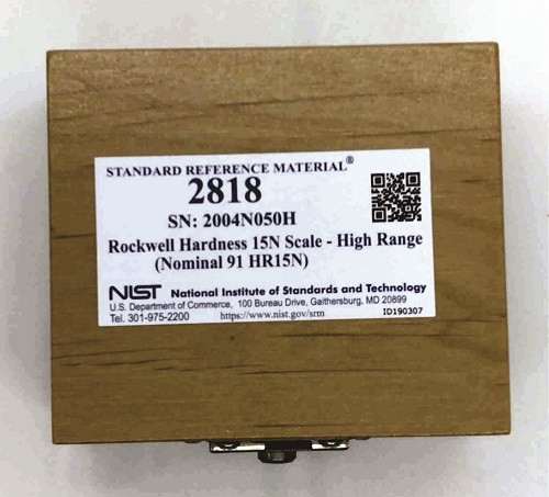 SRM 2818  洛氏硬度15N刻度-高量程(標(biāo)稱(chēng)91 HR15N)