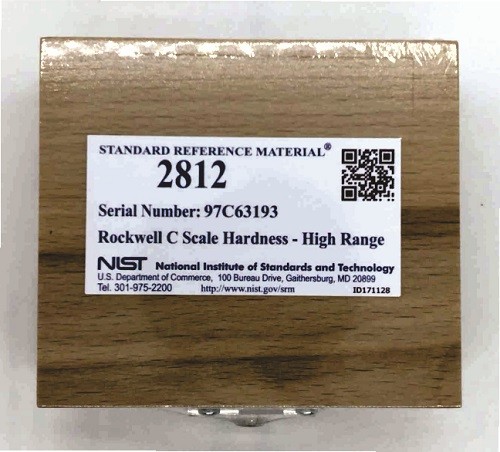 SRM 2812  洛氏 C 標度硬度高范圍標準品
