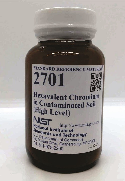 SRM 2701  受污染土壤中的六價鉻(高水平)標(biāo)準(zhǔn)品