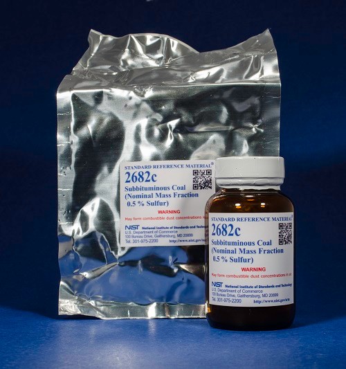 SRM 2682c  亞煙煤標準品(標稱質(zhì)量分數(shù)0.5%硫)