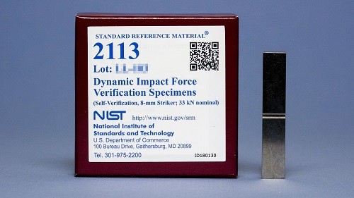 SRM 2113  動態沖擊力驗證樣本(自驗證，8毫米前鋒；33 kN標稱)